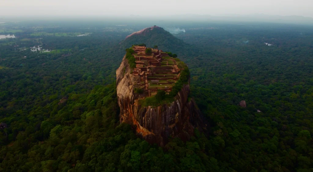 The majestic Sigiriya Lion Rock Fortress, a must-see site on every tailored Sri Lanka private tour.